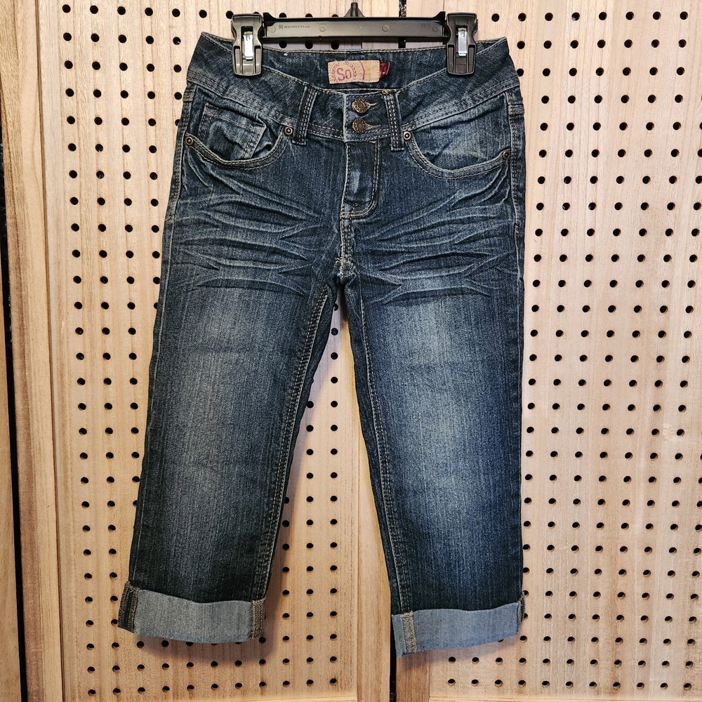SO Jean Capris Size 1 Juniors Summer